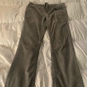 Gray corduroy London Jean size 8 long
